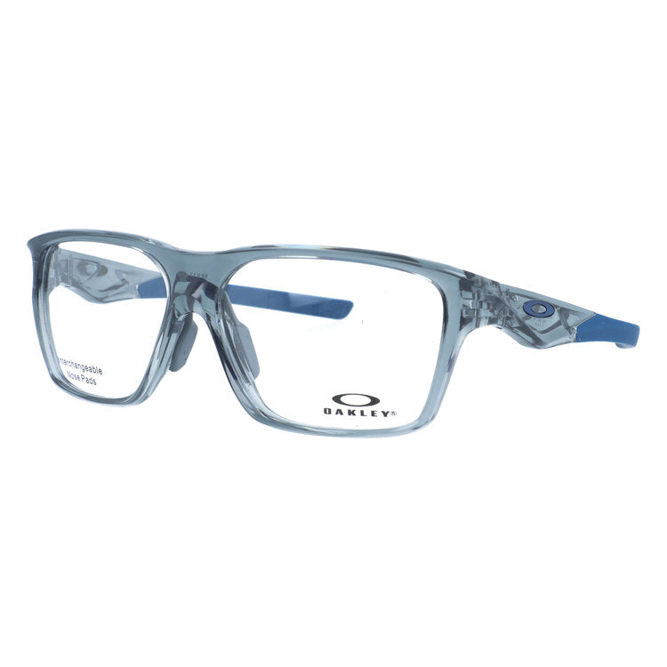 オークリー メガネフレーム ヴァーサフューズSQ 伊達メガネ ユニバーサルフィット OAKLEY VERSAFUSE SQ OX8201-0358 58サイズ スクエア型 交換パーツ付 ユニセックス メンズ レディース 大きめ