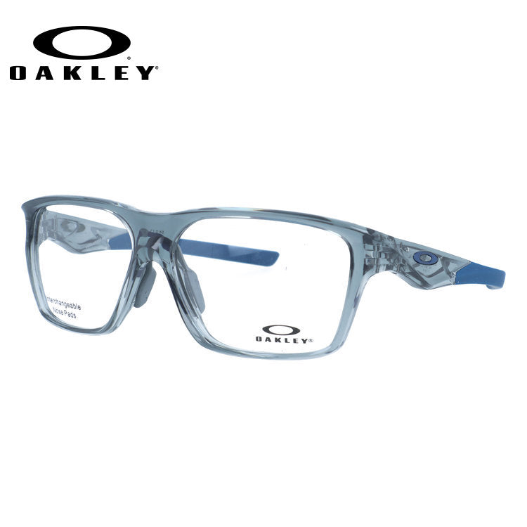 オークリー メガネフレーム ヴァーサフューズSQ 伊達メガネ ユニバーサルフィット OAKLEY VERSAFUSE SQ OX8201-0358 58サイズ スクエア型 交換パーツ付 ユニセックス メンズ レディース 大きめ