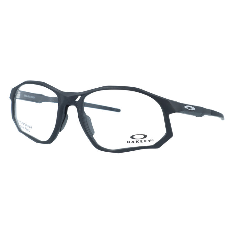 オークリー メガネフレーム トラジェクトリー 伊達メガネ ユニバーサルフィット OAKLEY TRAJECTORY OX8171-0159 59サイズ スポーツ型 交換用鼻パッド付き クロブチ 黒縁 ユニセックス メンズ レディース