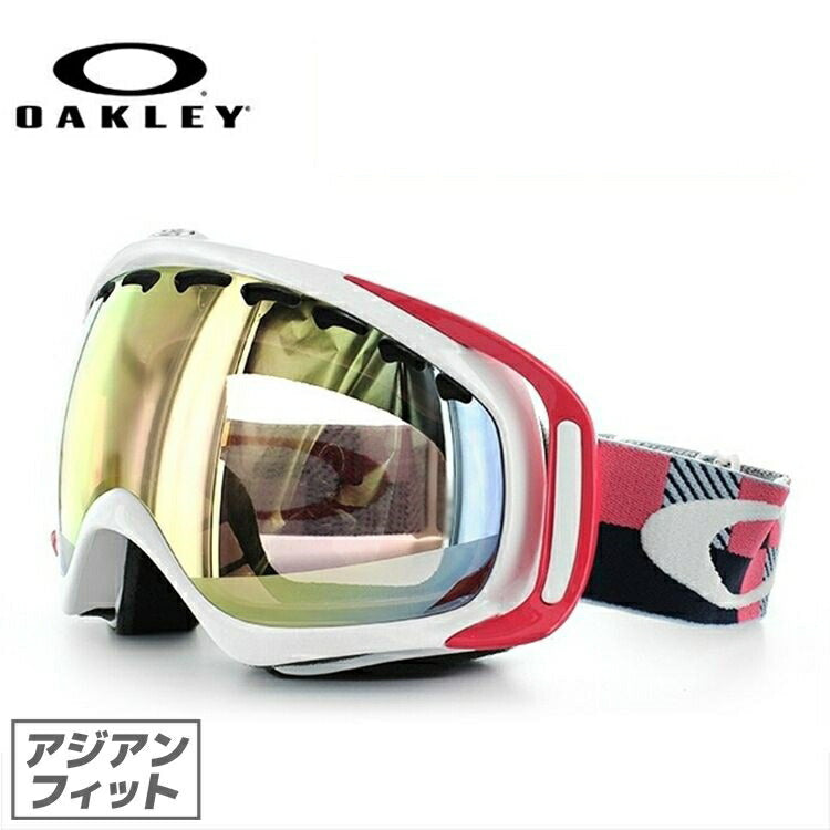 【訳あり】オークリー ゴーグル クローバー OAKLEY CROWBAR 57-794J アジアンフィット ミラーレンズ メンズ レディース 男女兼用 スキーゴーグル スノーボード