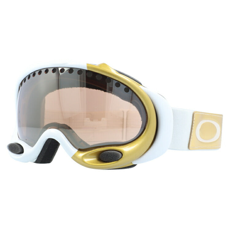 オークリー ゴーグル Aフレーム OAKLEY A FRAME 57-821 レギュラーフィット ミラーレンズ メンズ レディース 男女兼用 シグネチャー スキーゴーグル スノーボード 【Gold Iridium】 プレゼント