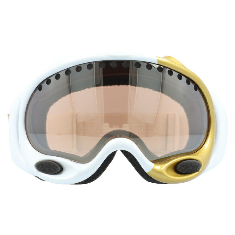 オークリー ゴーグル Aフレーム OAKLEY A FRAME 57-821 レギュラーフィット ミラーレンズ メンズ レディース 男女兼用 シグネチャー スキーゴーグル スノーボード 【Gold Iridium】 プレゼント