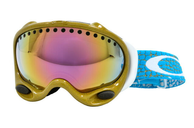 【訳あり】オークリー ゴーグル Aフレーム OAKLEY A FRAME 59-238J アジアンフィット ミラーレンズ メンズ レディース 男女兼用 シグネチャー スキーゴーグル スノーボード 【VR50 Pink Iridium】 プレゼント