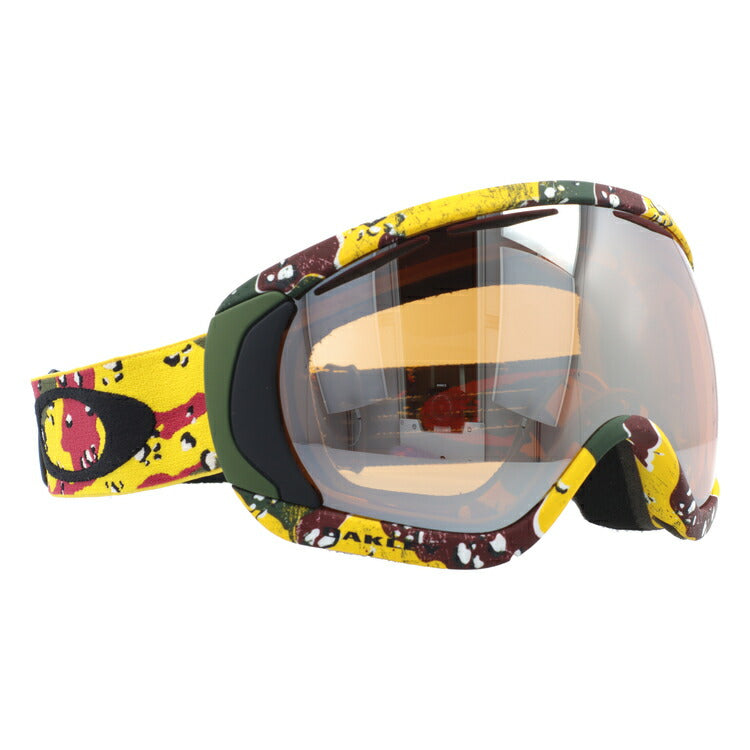 【眼鏡対応】オークリー ゴーグル キャノピー OAKLEY CANOPY 59-249J アジアンフィット ミラーレンズ メンズ レディース 男女兼用 シグネチャー スキーゴーグル スノーボード 【Black Iridium】 プレゼント