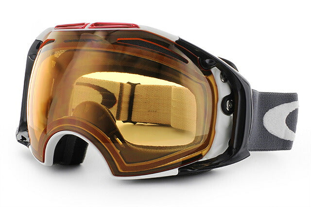 オークリー ゴーグル エアブレイク OAKLEY AIRBRAKE エアーブレイク 59-281 レギュラーフィット ミラーレンズ メンズ レディース 男女兼用 シグネチャー スキーゴーグル スノーボード 【Black Iridium】 プレゼント