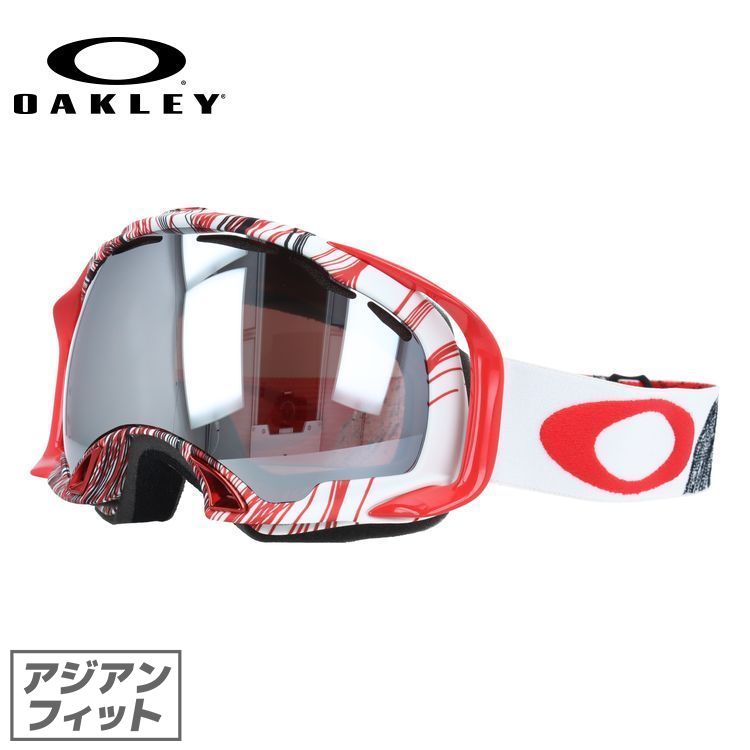 オークリー ゴーグル スプライス SPLICE OAKELY 59-516J アジアンフィット ミラーレンズ メンズ レディース 男女兼用 スキーゴーグル スノーボード 【Black Rose Iridium】 プレゼント