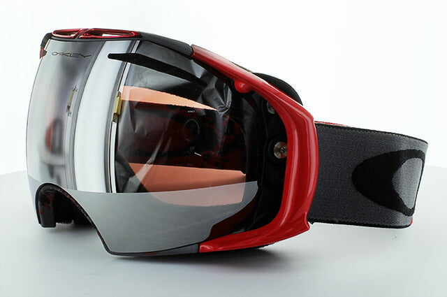 【訳あり】オークリー ゴーグル エアブレイク OAKLEY AIRBRAKE エアーブレイク 59-482J アジアンフィット ミラーレンズ メンズ レディース 男女兼用 シグネチャー スキーゴーグル スノーボード 【Black Rose Iridium】 プレゼント