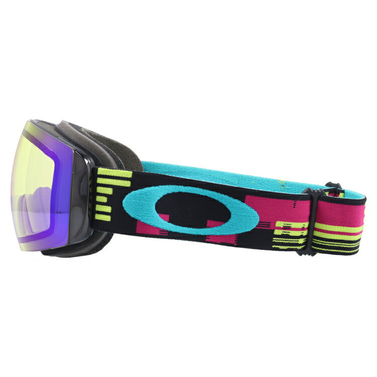 【眼鏡対応】オークリー ゴーグル フライトデッキ XM(M) OAKLEY FLIGHT DECK XM(M) OO7064-15 アジアンフィット ミラーレンズ メンズ レディース 男女兼用 スキー スノボ リムレス 【HI Yellow Iridium】 プレゼント