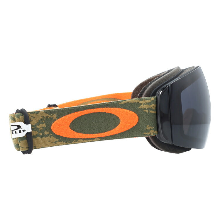 【眼鏡対応】オークリー ゴーグル フライトデッキ XM(M) OAKLEY FLIGHT DECK XM(M) OO7064-18 アジアンフィット メンズ レディース 男女兼用 スキー スノボ リムレス 【Dark Grey】 プレゼント