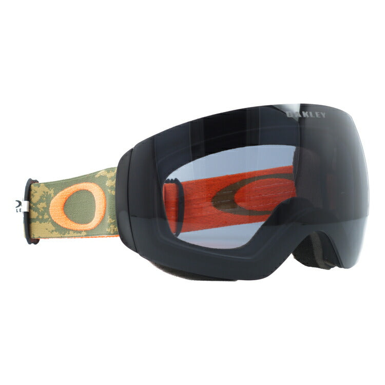 【眼鏡対応】オークリー ゴーグル フライトデッキ XM(M) OAKLEY FLIGHT DECK XM(M) OO7064-18 アジアンフィット メンズ レディース 男女兼用 スキー スノボ リムレス 【Dark Grey】 プレゼント