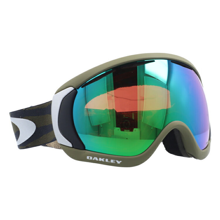 【眼鏡対応】オークリー ゴーグル キャノピー OAKLEY CANOPY OO7081-17 アジアンフィット プリズム メンズ レディース 男女兼用 シグネチャー スキーゴーグル スノーボード 【Prizm Jade Iridium】 プレゼント