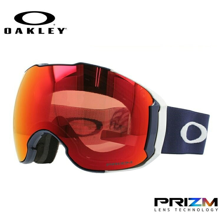 オークリー ゴーグル エアブレイク XL OAKLEY プリズム レギュラーフィット AIRBRAKE XL OO7071-28 シグネチャー 男女兼用 メンズ レディース スキーゴーグル スノーボード スノボ 【Prizm Torch Iridium】 プレゼント