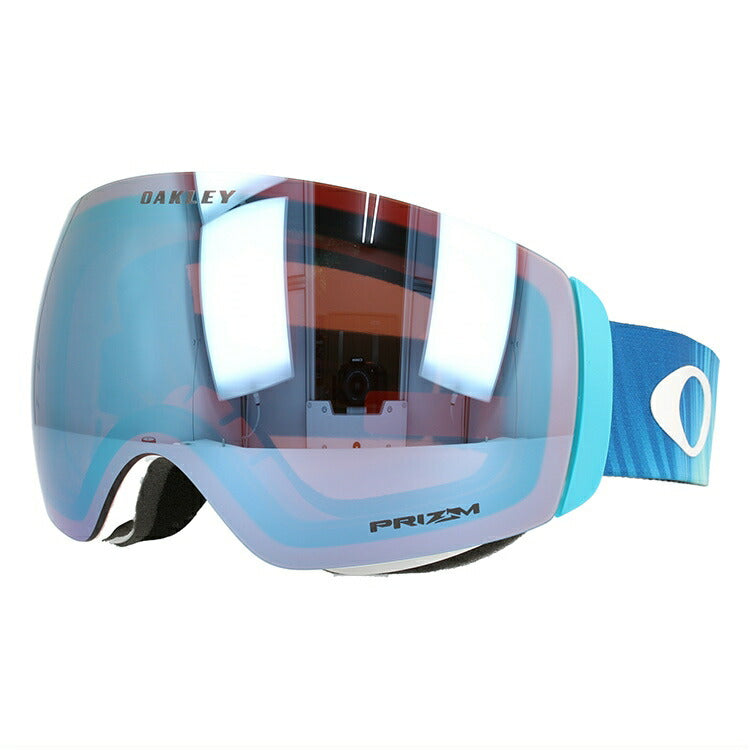 【眼鏡対応】オークリー ゴーグル フライトデッキ XM（M） OAKLEY プリズム レギュラーフィット FLIGHT DECK XM（M） OO7064-83 シグネチャー 男女兼用 メンズ レディース スキー スノボ リムレス 【Prizm Sapphire Iridium】 プレゼント