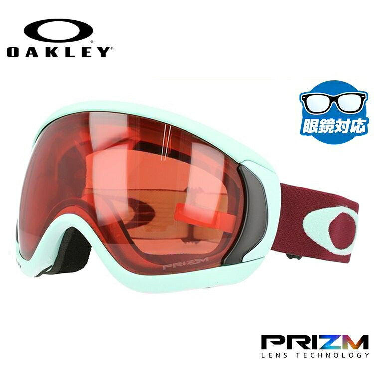 【眼鏡対応】オークリー ゴーグル キャノピー OAKLEY プリズム レギュラーフィット CANOPY OO7047-94 男女兼用 メンズ レディース スキーゴーグル スノーボード スノボ 【Prizm Rose】 プレゼント