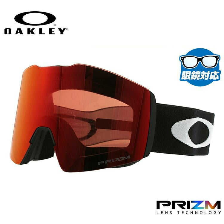 【眼鏡対応】オークリー ゴーグル フォールライン XL(L) OAKLEY プリズム グローバルフィット FALL LINE XL(L) OO7099-02 男女兼用 メンズ レディース スキー スノボ 【Prizm Torch Iridium】 プレゼント