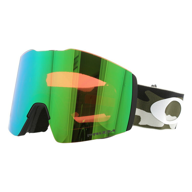 【眼鏡対応】オークリー ゴーグル フォールライン XL(L) OAKLEY プリズム グローバルフィット FALL LINE XL(L) OO7099-12 男女兼用 メンズ レディース スキー スノボ 【Prizm Jade Iridium】 プレゼント