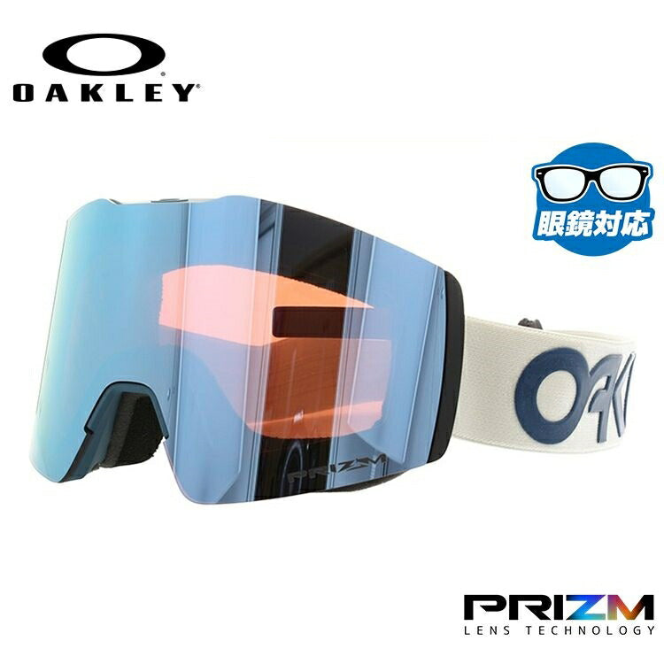 【眼鏡対応】オークリー ゴーグル フォールライン XM(M) OAKLEY プリズム グローバルフィット FALL LINE XM(M) OO7103-01 シグネチャー 男女兼用 メンズ レディース スキー スノボ 【Prizm Sapphire Iridium】 プレゼント