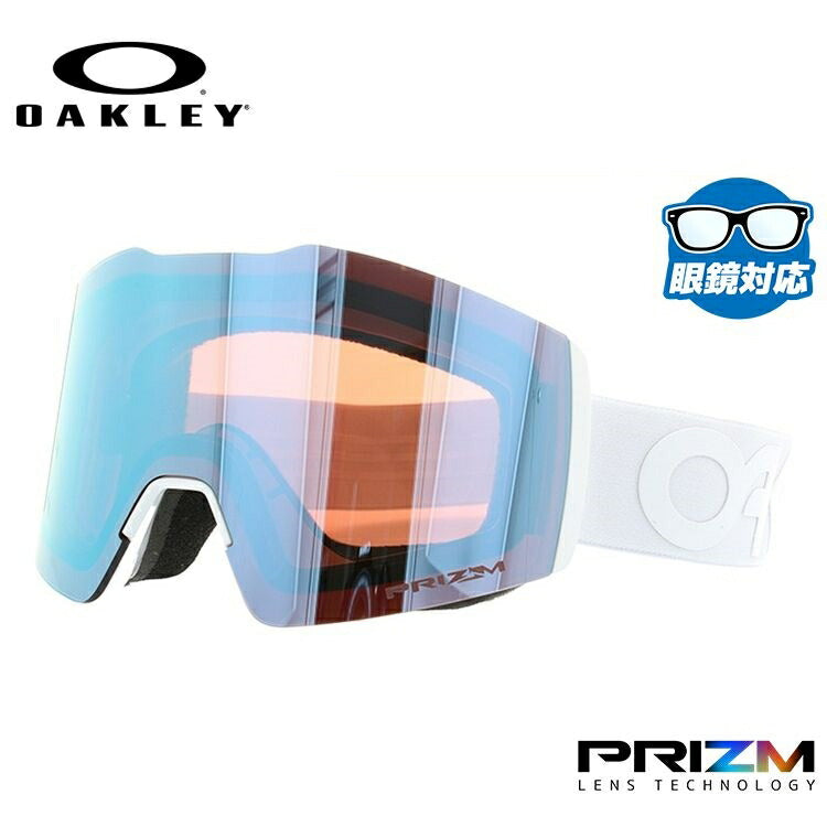 【眼鏡対応】オークリー ゴーグル フォールライン XM(M) OAKLEY プリズム グローバルフィット FALL LINE XM(M) OO7103-06 シグネチャー 男女兼用 メンズ レディース スキー スノボ 【Prizm Sapphire Iridium】 プレゼント