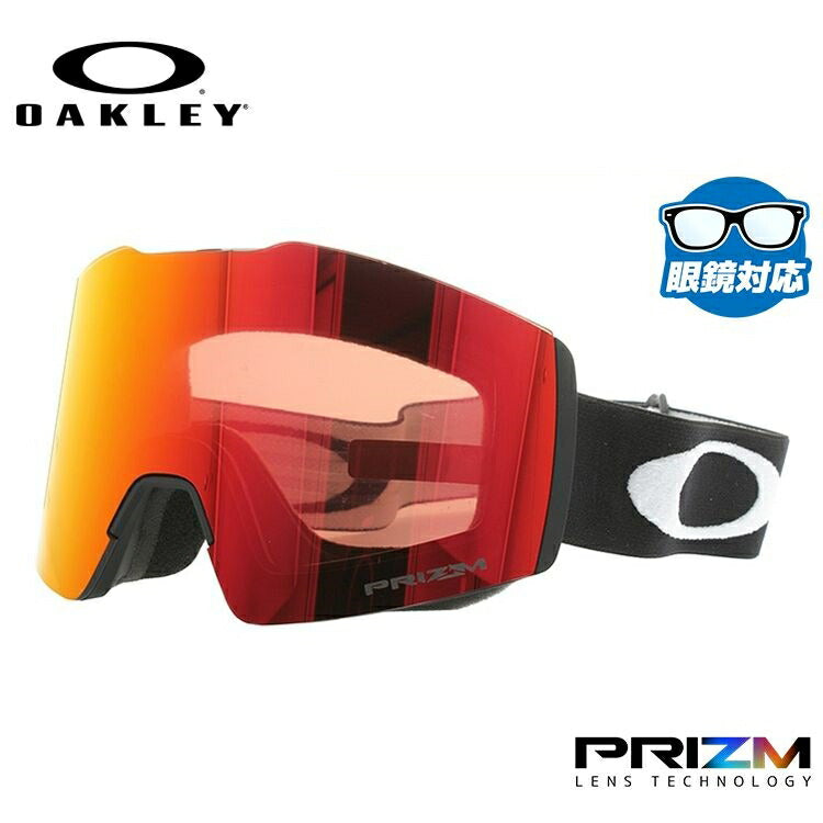 【眼鏡対応】オークリー ゴーグル フォールライン XM(M) OAKLEY プリズム グローバルフィット FALL LINE XM(M) OO7103-11 男女兼用 メンズ レディース スキー スノボ 【Prizm Torch Iridium】 プレゼント