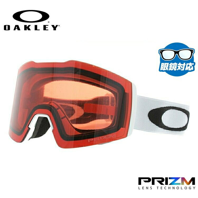 【眼鏡対応】オークリー ゴーグル フォールライン XM(M) OAKLEY プリズム グローバルフィット FALL LINE XM(M) OO7103-16 男女兼用 メンズ レディース スキー スノボ 【Prizm Rose】 プレゼント
