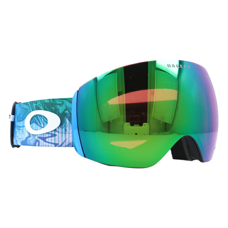 オークリー ゴーグル フライトデッキ XL(L) プリズム ミラーレンズ スタンダードフィット OAKLEY FLIGHT DECK XL(L) OO7050-B4 Mikaela Shiffrin 球面ダブルレンズ 眼鏡対応 曇り止め スポーツ スノーボード スキー 紫外線 UVカット 雪 冬 ブランド