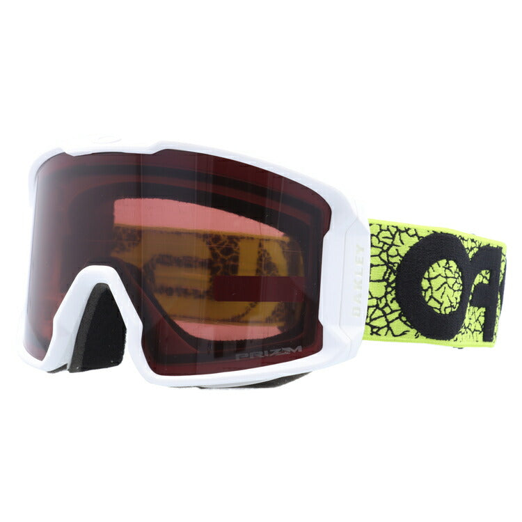 オークリー ゴーグル ラインマイナー XL(L) プリズム スタンダードフィット OAKLEY LINE MINER XL(L) OO7070-A0 ネオンイエロー 平面ダブルレンズ 眼鏡対応 曇り止め スポーツ スノーボード スキー 紫外線 UVカット 雪 冬 ブランド
