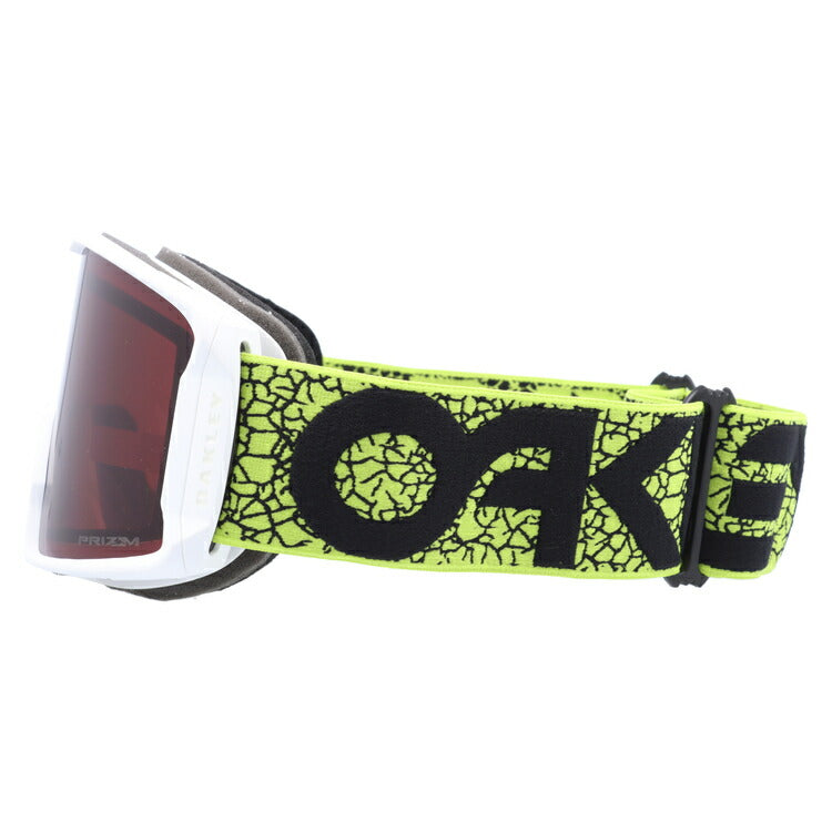 オークリー ゴーグル ラインマイナー XL(L) プリズム スタンダードフィット OAKLEY LINE MINER XL(L) OO7070-A0 ネオンイエロー 平面ダブルレンズ 眼鏡対応 曇り止め スポーツ スノーボード スキー 紫外線 UVカット 雪 冬 ブランド