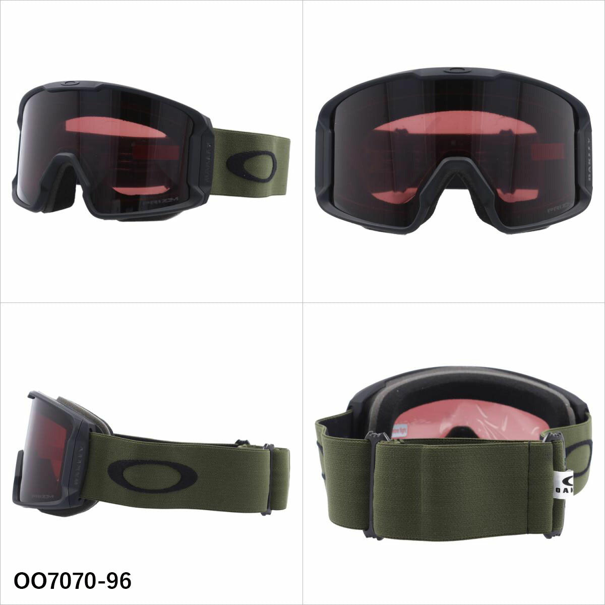 オークリー ゴーグル ラインマイナー XL プリズム ミラーレンズ レギュラーフィット(グローバルフィット) OAKLEY LINE MINER XL OO7070 全4カラー OO7070-96/OO7070-A0/OO7070-A3/OO7070-B2 平面レンズ 眼鏡対応 曇りにくい ユニセックス メンズ レディース