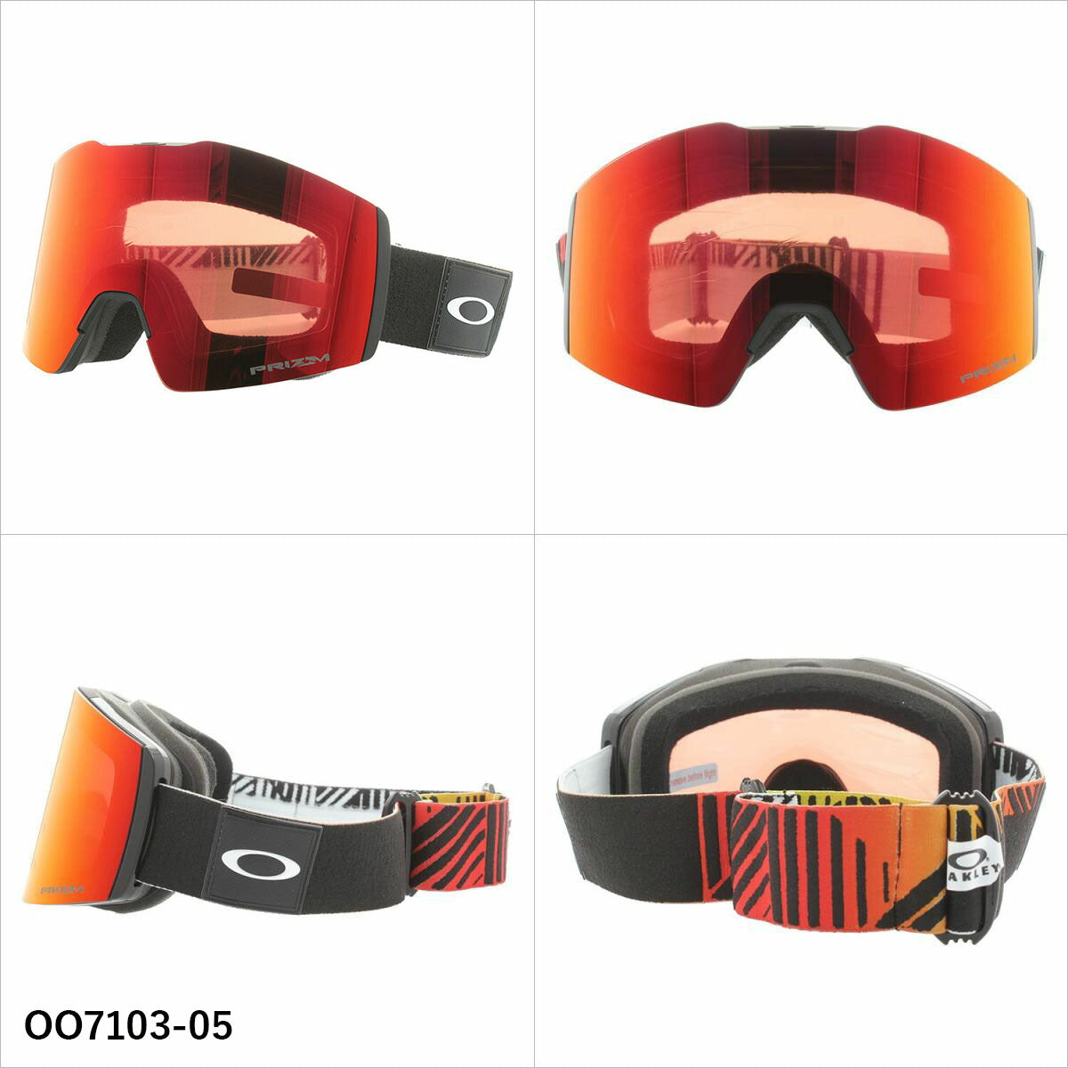 オークリー ゴーグル フォールライン M プリズム ミラーレンズ レギュラーフィット(グローバルフィット) OAKLEY FALL LINE M OO7103 全3カラー OO7103/OO7103/OO7103 平面レンズ 眼鏡対応 曇りにくい ユニセックス メンズ レディース