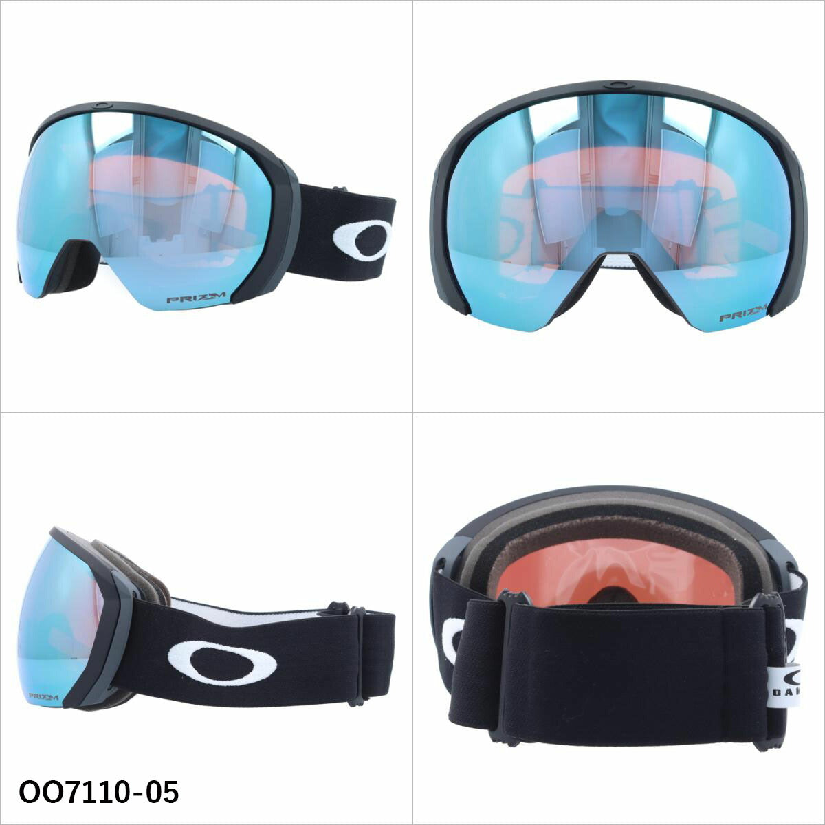 オークリー ゴーグル フライトパス XL プリズム ミラーレンズ レギュラーフィット(グローバルフィット) OAKLEY FLIGHT PATH XL OO7110 全5カラー OO7110-05/OO7110-26/OO7110-47/OO7110-55/OO7110-58 球面レンズ 眼鏡対応 曇りにくい ユニセックス メンズ レディース