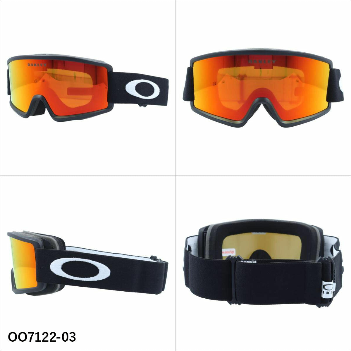 オークリー ゴーグル ターゲットライン S プリズム ミラーレンズ レギュラーフィット OAKLEY TARGET LINE S OO7122 全2カラー OO7122-03/OO7122-09 キッズ/ユース/小顔の女性向けサイズ 平面レンズ 曇りにくい 眼鏡対応 ユニセックス メンズ レディース