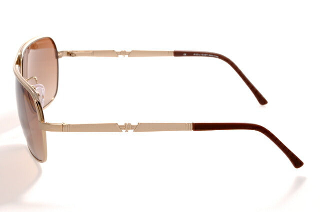 【訳あり】ポリス サングラス POLICE S8745M 349X ゴールド/ブラウン イタリア製 メンズ UVカット ラッピング無料