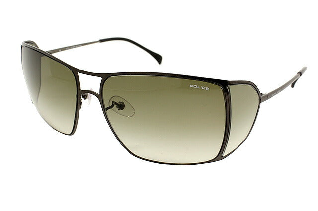 【訳あり】ポリス サングラス POLICE S8669G 0627 ダークブラウン/ブラウングラデーション アジアンフィット イタリア製 メンズ UVカット 【国内正規品】 ラッピング無料