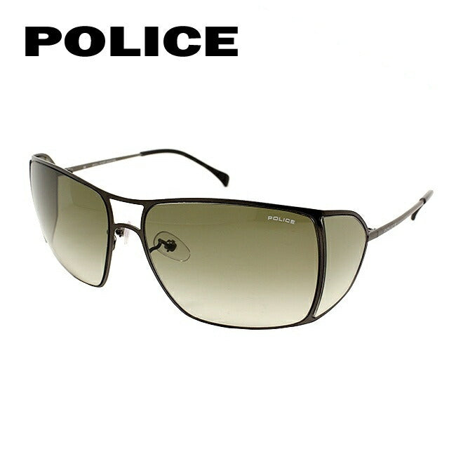 【訳あり】ポリス サングラス POLICE S8669G 0627 ダークブラウン/ブラウングラデーション アジアンフィット イタリア製 メンズ UVカット 【国内正規品】 ラッピング無料