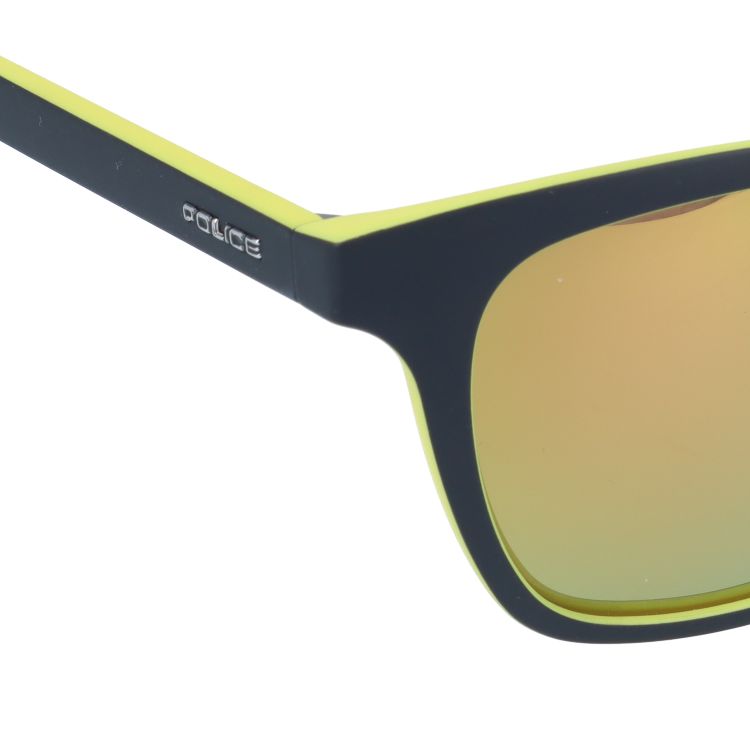 【国内正規品】ポリス サングラス ミラーレンズ レギュラーフィット POLICE HOT 1 S1936M B29C 53サイズ ウェリントン ユニセックス メンズ レディース イタリア製