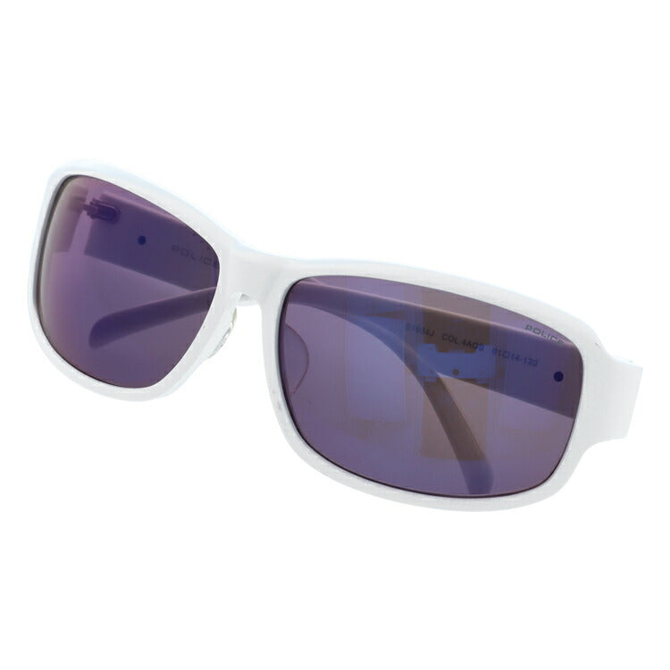 【訳あり】ポリス サングラス POLICE S1934J 4AOB 61 ホワイト アジアンフィット メンズ UVカット スクエア型 UVカット ラッピング無料