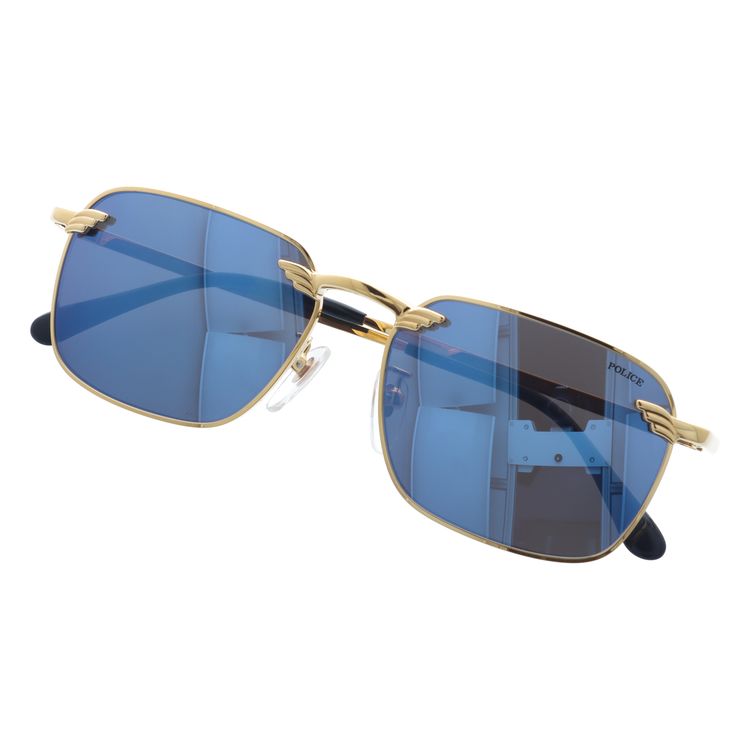 【国内正規品】ポリス サングラス ミラーレンズ POLICE 30th Anniversary Limited Edition S8894J 0200 55サイズ スクエア ユニセックス メンズ レディース イタリア製