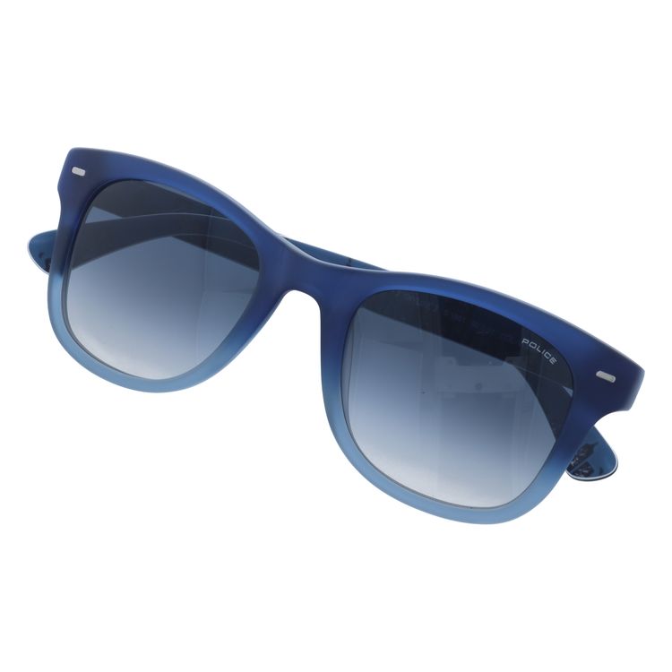 【訳あり】【国内正規品】ポリス サングラス レギュラーフィット POLICE SKYLINE 2 S1861M W60M 50サイズ ウェリントン ユニセックス メンズ レディース イタリア製