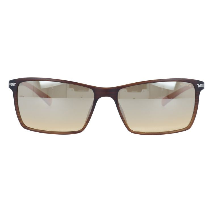 【国内正規品】ポリス サングラス ミラーレンズ レギュラーフィット POLICE LOOK BLACK 3 S1957M D83M 58サイズ スクエア ユニセックス メンズ レディース イタリア製