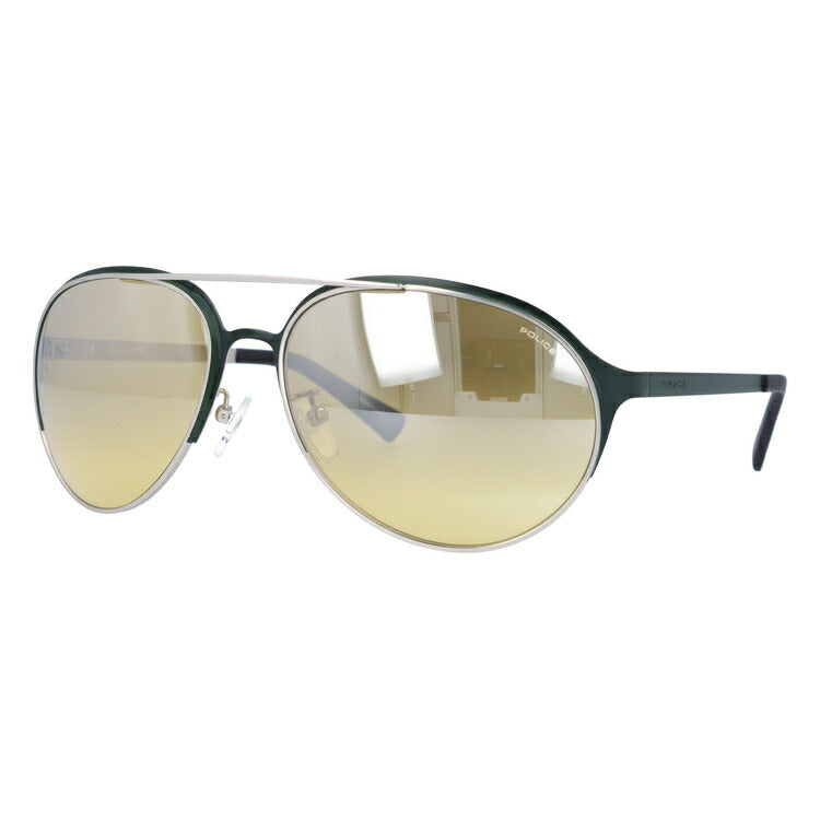 【国内正規品】ポリス サングラス ミラーレンズ POLICE S8951M 510X 63サイズ ティアドロップ メンズ UVカット ラッピング無料