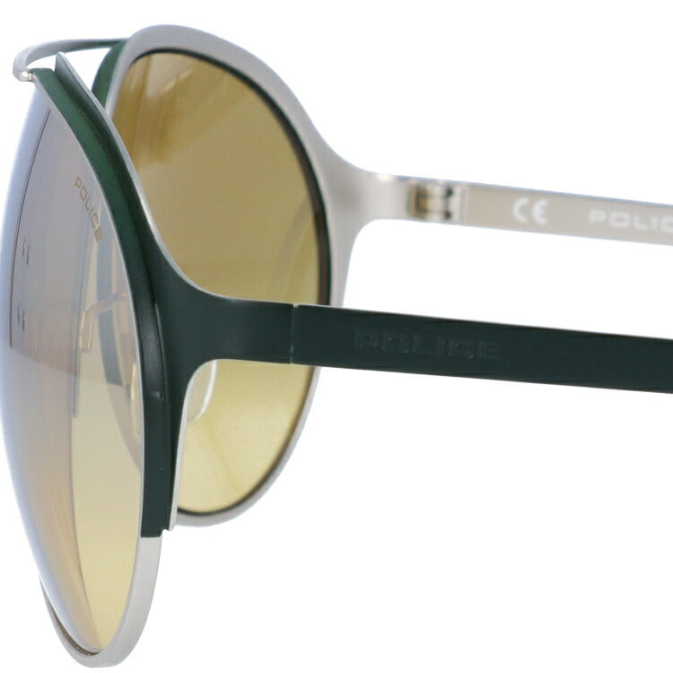 【国内正規品】ポリス サングラス ミラーレンズ POLICE S8951M 510X 63サイズ ティアドロップ メンズ UVカット ラッピング無料