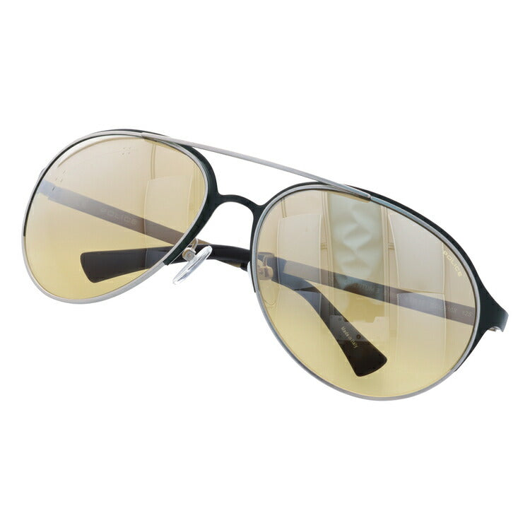 【国内正規品】ポリス サングラス ミラーレンズ POLICE S8951M 510X 63サイズ ティアドロップ メンズ UVカット ラッピング無料