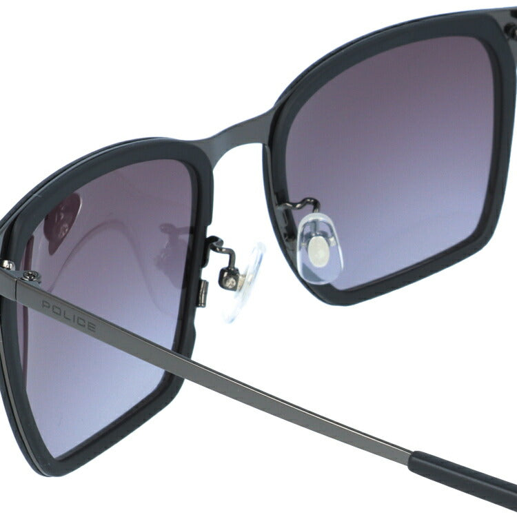 【国内正規品】ポリス サングラス POLICE SPL154I 0AG5 53サイズ スクエア メンズ UVカット ラッピング無料