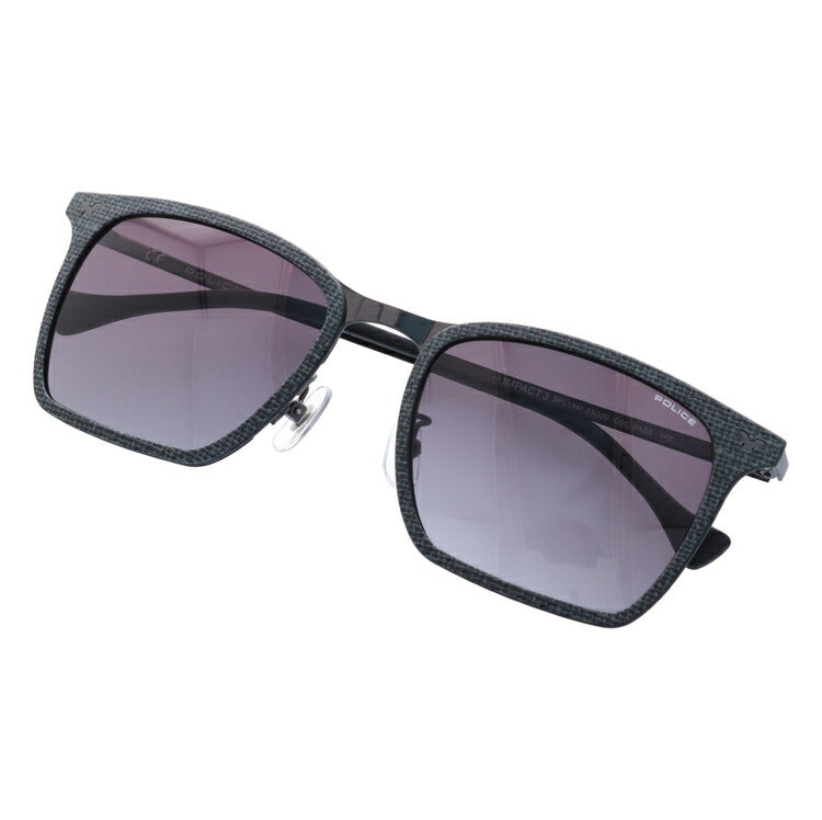 【国内正規品】ポリス サングラス POLICE SPL154I 0AG5 53サイズ スクエア メンズ UVカット ラッピング無料