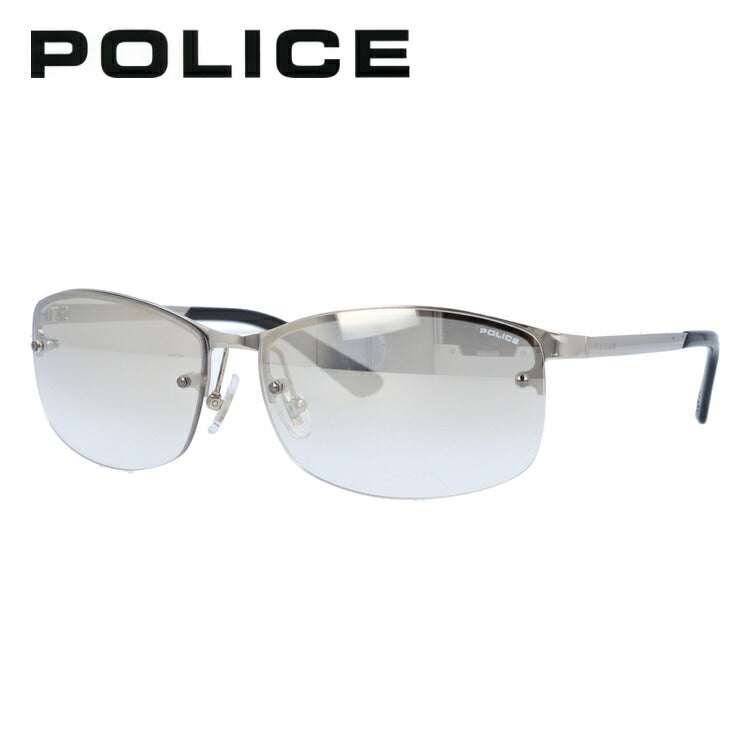 【訳あり】【国内正規品】ポリス サングラス ミラーレンズ POLICE SPL917J 583X 61サイズ スクエア ユニセックス メンズ レディース ラッピング無料