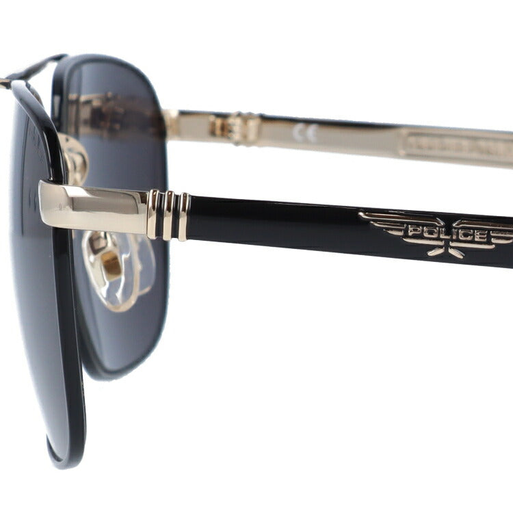 【国内正規品】ポリス 偏光サングラス POLICE SPL890 301P 58サイズ スクエア(ダブルブリッジ) 釣り ドライブ メンズ レディース モデル UVカット ラッピング無料