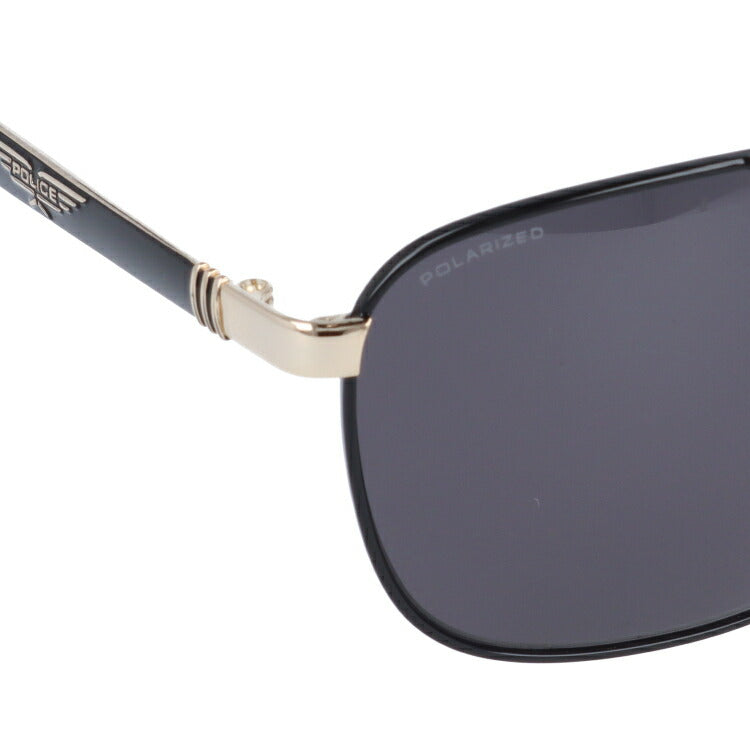 【国内正規品】ポリス 偏光サングラス POLICE SPL890 301P 58サイズ スクエア(ダブルブリッジ) 釣り ドライブ メンズ レディース モデル UVカット ラッピング無料