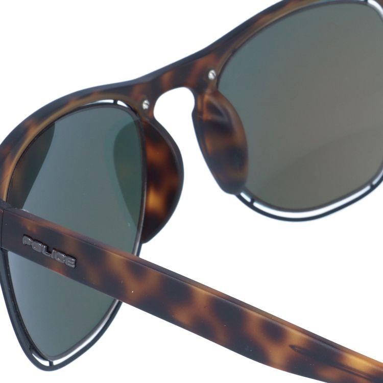 【国内正規品】ポリス サングラス オフサイド1 ミラーレンズ レギュラーフィット POLICE OFFSIDE1 S1954M 738R 51サイズ ウェリントン ユニセックス メンズ レディース