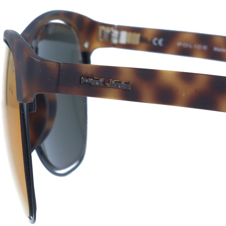 【国内正規品】ポリス サングラス オフサイド1 ミラーレンズ レギュラーフィット POLICE OFFSIDE1 S1954M 738R 51サイズ ウェリントン ユニセックス メンズ レディース