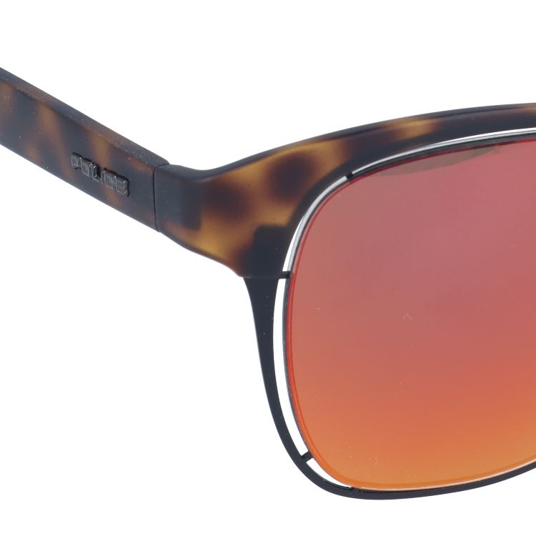 【国内正規品】ポリス サングラス オフサイド1 ミラーレンズ レギュラーフィット POLICE OFFSIDE1 S1954M 738R 51サイズ ウェリントン ユニセックス メンズ レディース